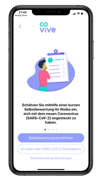 Screenshot Covive App